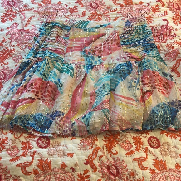 Ciebon size medium Colorful Patterned preppy Women's Skirt - Picture 5 of 5